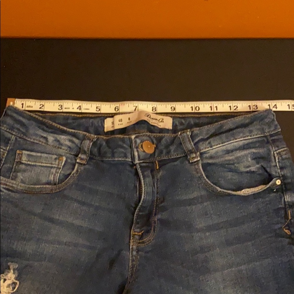Distressed jeans